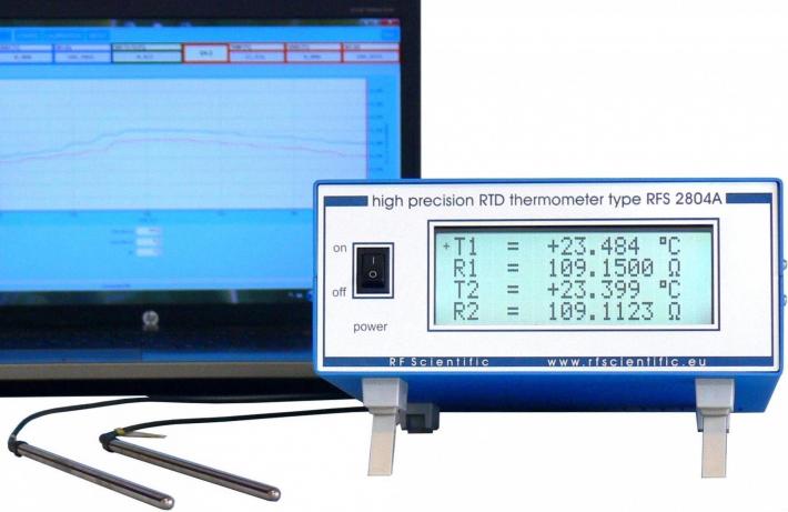 Thermometer connected with PC